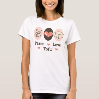 Camisetas sin mangas del queso de soja del amor de