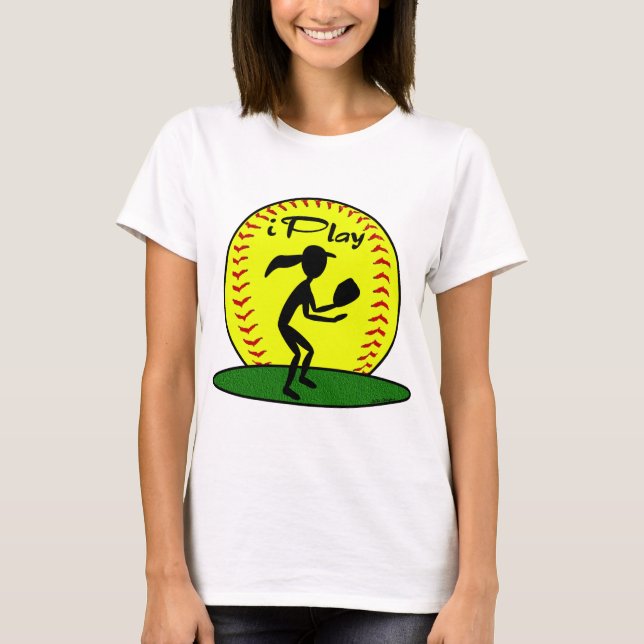 Camisetas sin mangas del softball de Fastpitch (Anverso)