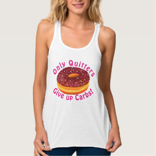 Camisetas sin mangas divertidas del buñuelo de