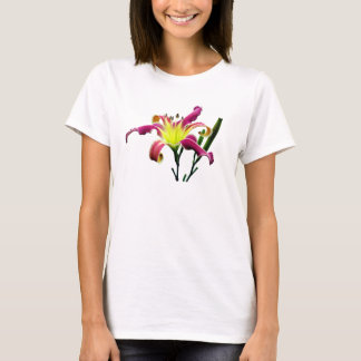 Camisetas sin mangas florales del Daylily de la