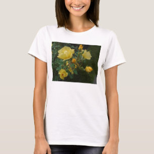 camisetas sin mangas florales rústicas de las