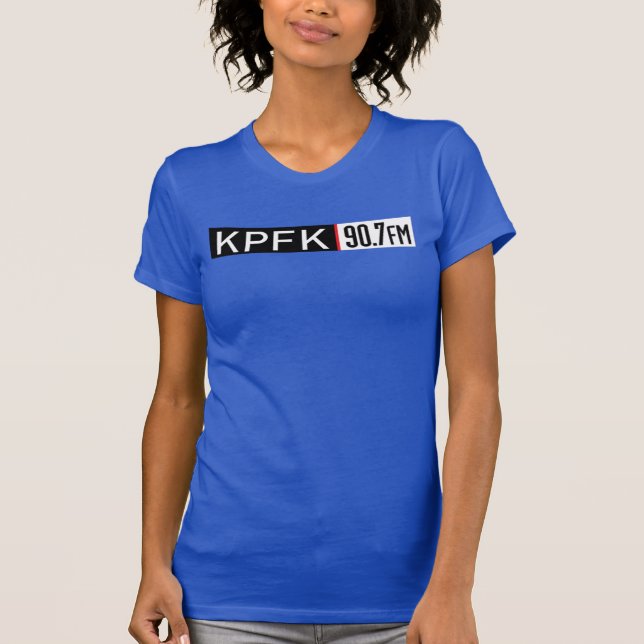 Camisetas sin mangas orgánicas del algodón de KPFK (Anverso)