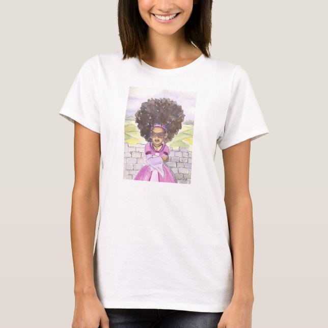 Camisetas sin mangas para mujer del Afro de (Anverso)
