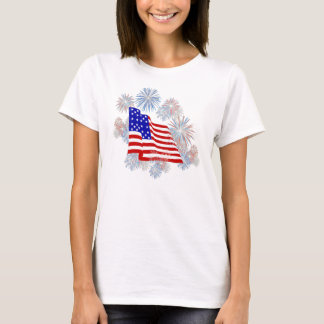 Camisetas sin mangas patrióticas de la bandera de
