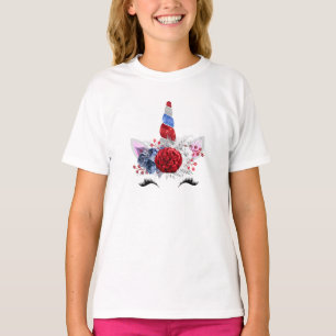 Camisetas sin mangas patrióticas de los chicas de