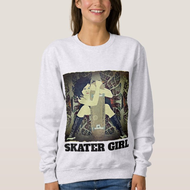 Camisetas SKATER CHICA SKATEBOARDING (Anverso)