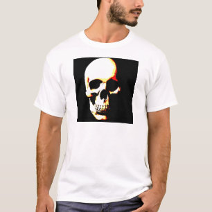 Camisetas Skull: Punk de rock de arte fantasmal