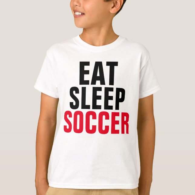 Camisetas SOCCER SLEEP (Anverso)