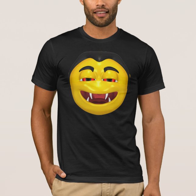 Camisetas sonrientes del vampiro (Anverso)