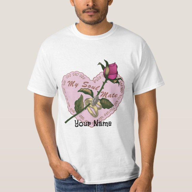 Camisetas Soul Mate Boda para el corazón (Anverso)