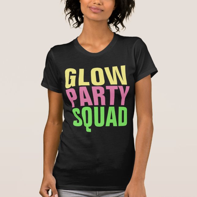 Camisetas SQUAD FIESTA GLOW (Anverso)