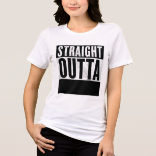 Camisetas STRAIGHT OUTTA personalizadas, Personali