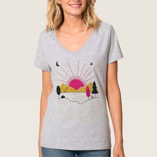 Camisetas Sunshine Artdesign a la moda (Anverso)