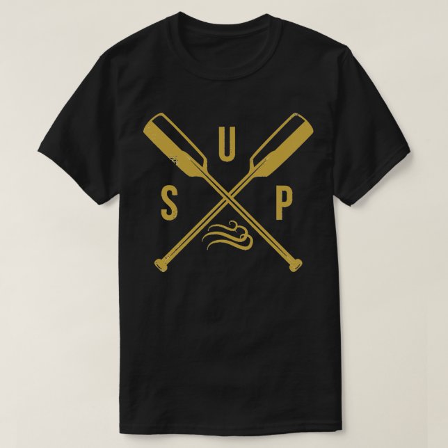 CAMISETAS SUP Soporte de tablero de ruedas Arriba  (Diseño del anverso)