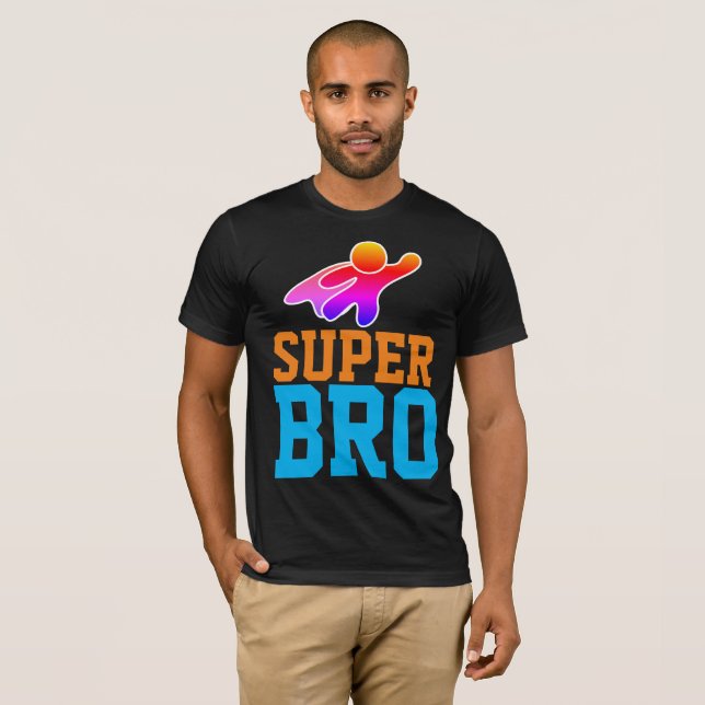 Camisetas SUPER BROTHER SUPER HERO (Anverso completo)