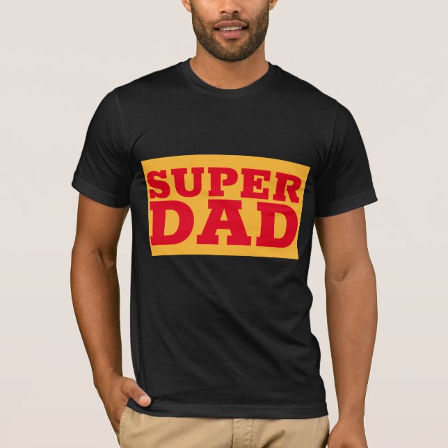 CAMISETAS SUPER DAD (Anverso)
