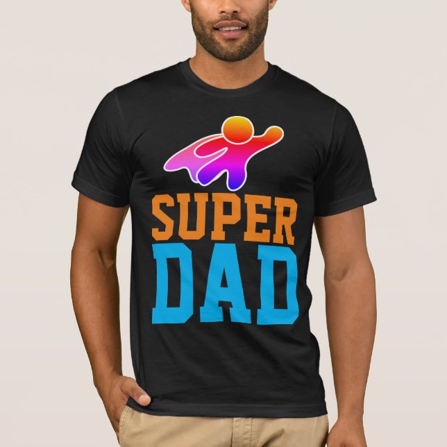 Camisetas SUPER DAD SUPERHERO (Anverso)