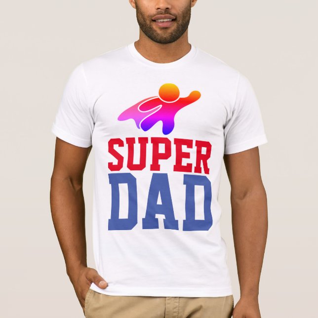 Camisetas SUPER DAD SUPERHERO (Anverso)