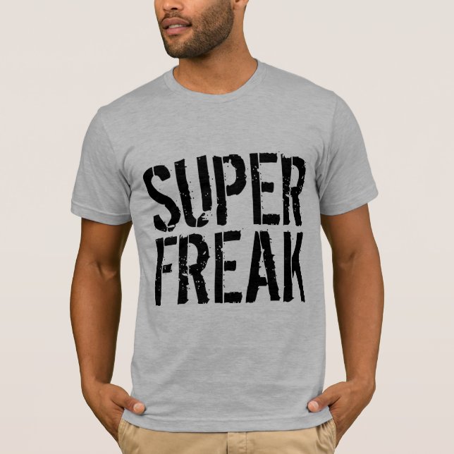 Camisetas SUPER FREAK Vintage (Anverso)