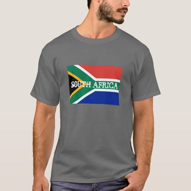 Camisetas surafricanas de la bandera (Anverso)