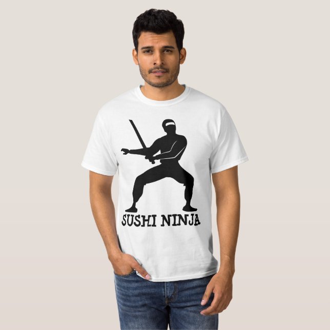 Camisetas SUSHI NINJA hombres (Anverso completo)