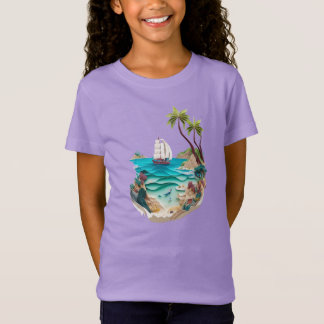 camisetas T de impresión natural