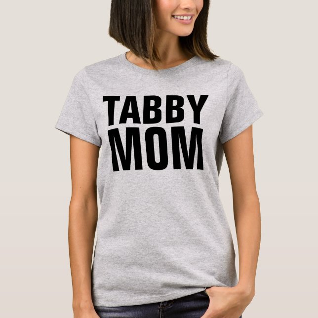 Camisetas TABBY CAT MOM (Anverso)