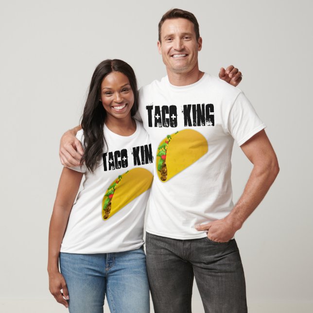 Camisetas TACO LOVER, TACO KING (Unisexo)