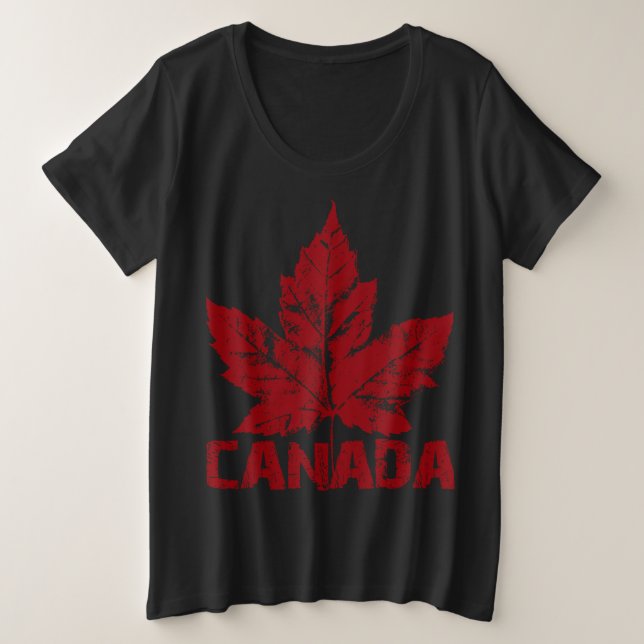 Camisetas tamaño Shirt Plus de Canadá Camisa Guay  (Anverso del diseño)