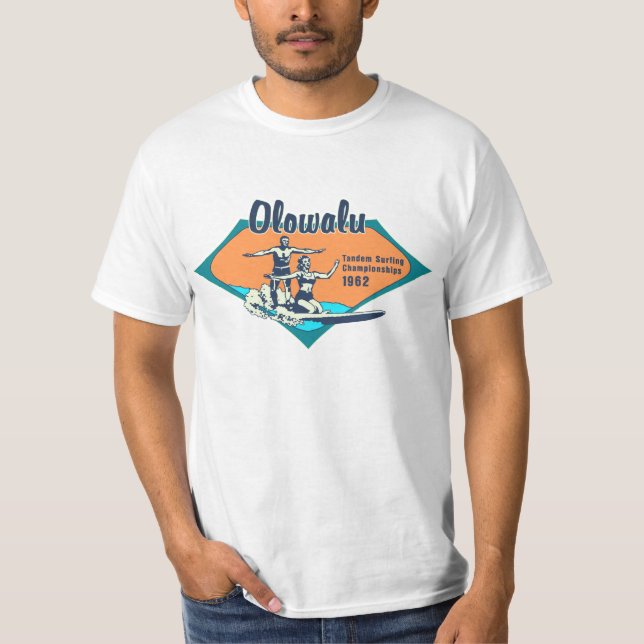 Camisetas Tandem Surfing Hawaiian (Anverso)