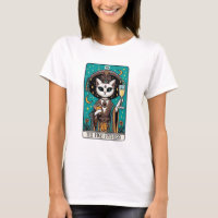 Camisetas Tarot, el gato más alto del sacerdote
