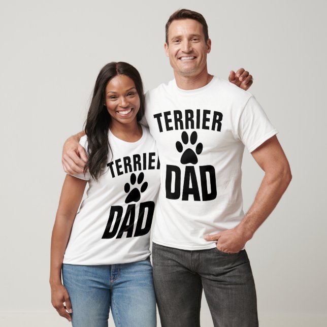 Camisetas TERRIER DOG DAD y sudaderas (Unisexo)