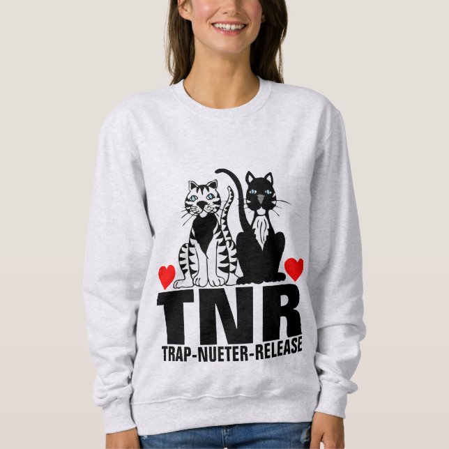 CAMISETAS TNR CAT TRAP NUETER DE LIBERACIÓN (Anverso)