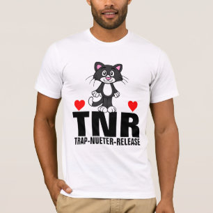 CAMISETAS TNR CAT TRAP NUETER RELEASE