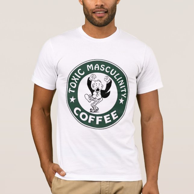 Camisetas TÓXICAS DE CAFÉ DE MASCULINIDAD masculin (Anverso)