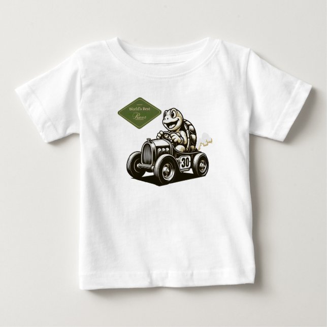 Camisetas Tri-Blend de tortuga de dibujos animados (Anverso)