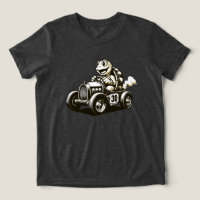 Camisetas Tri-Blend de tortuga de dibujos animados