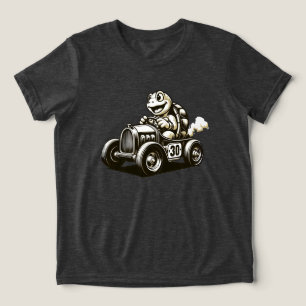 Camisetas Tri-Blend de tortuga de dibujos animados