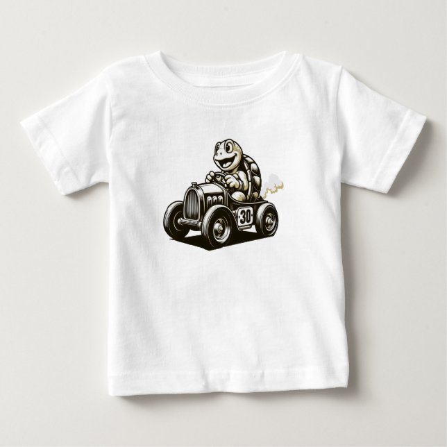 Camisetas Tri-Blend de tortuga de dibujos animados (Anverso)