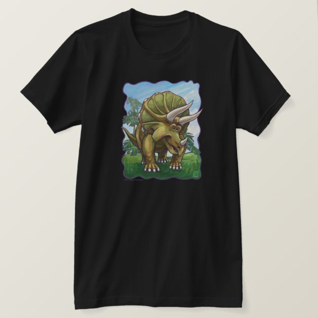 Camisetas Triceratops (Anverso del diseño)