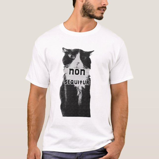 Camisetas Trippy: No camiseta del gato del (Anverso)