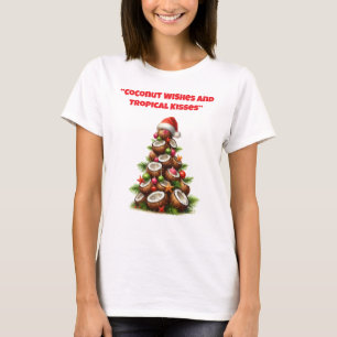 Camisetas-Tropical Navidad Familia Camisetas T