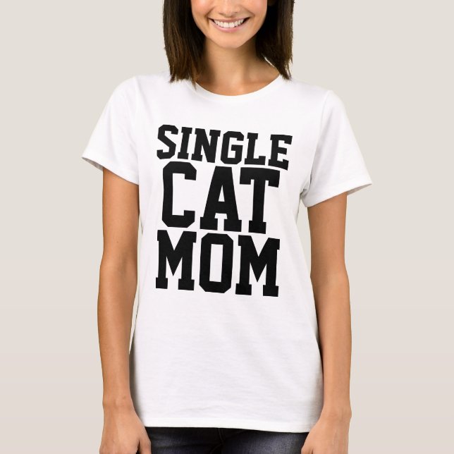 Camisetas únicas CAT MOM (Anverso)