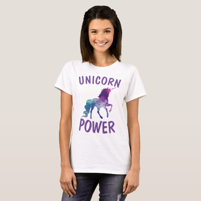 Camisetas UNICORN POWER (Anverso completo)
