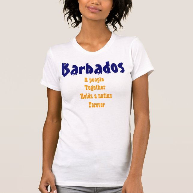 Camisetas unidas de Barbados (Anverso)