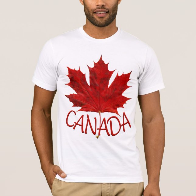 Camisetas unisex de Canadá de recuerdo (Anverso)