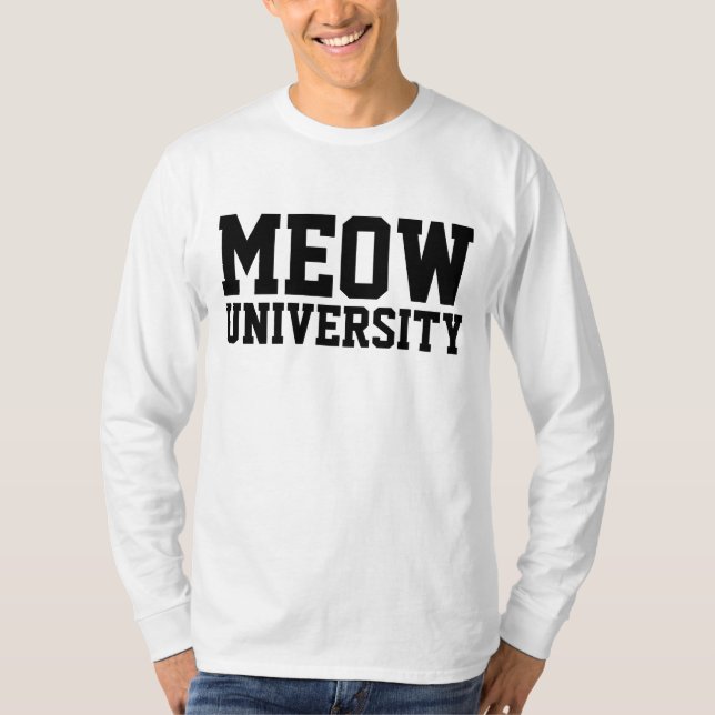 Camisetas UNIVERSITARIAS MEOW (Anverso)