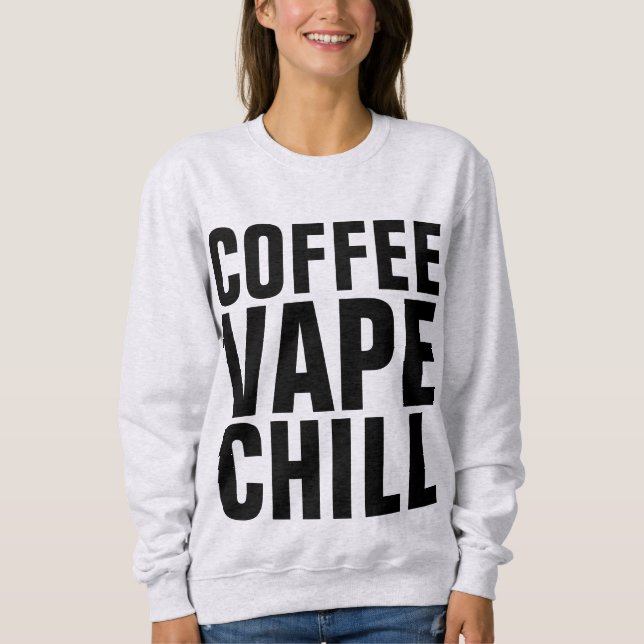 Camisetas VAPE COFFEE CHILL (Anverso)