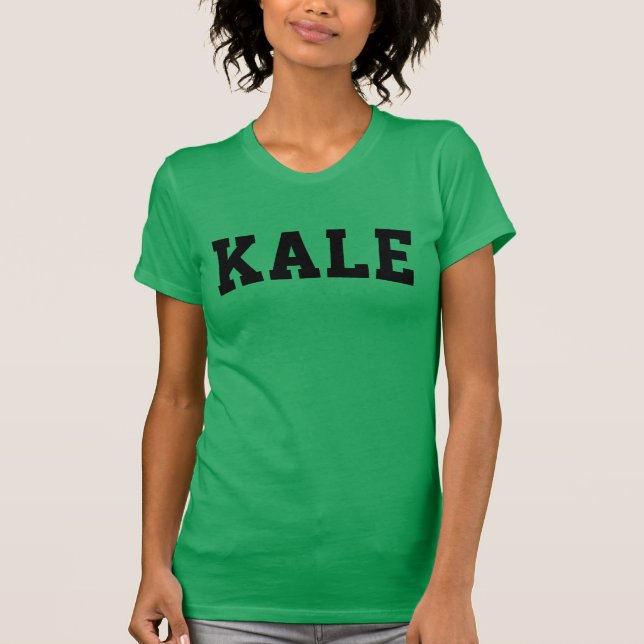 CAMISETAS VEGETARIANAS DE KALE (Anverso)