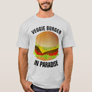 CAMISETAS VEGETARIANAS, VEGGIE BURGER EN PARAÍSO